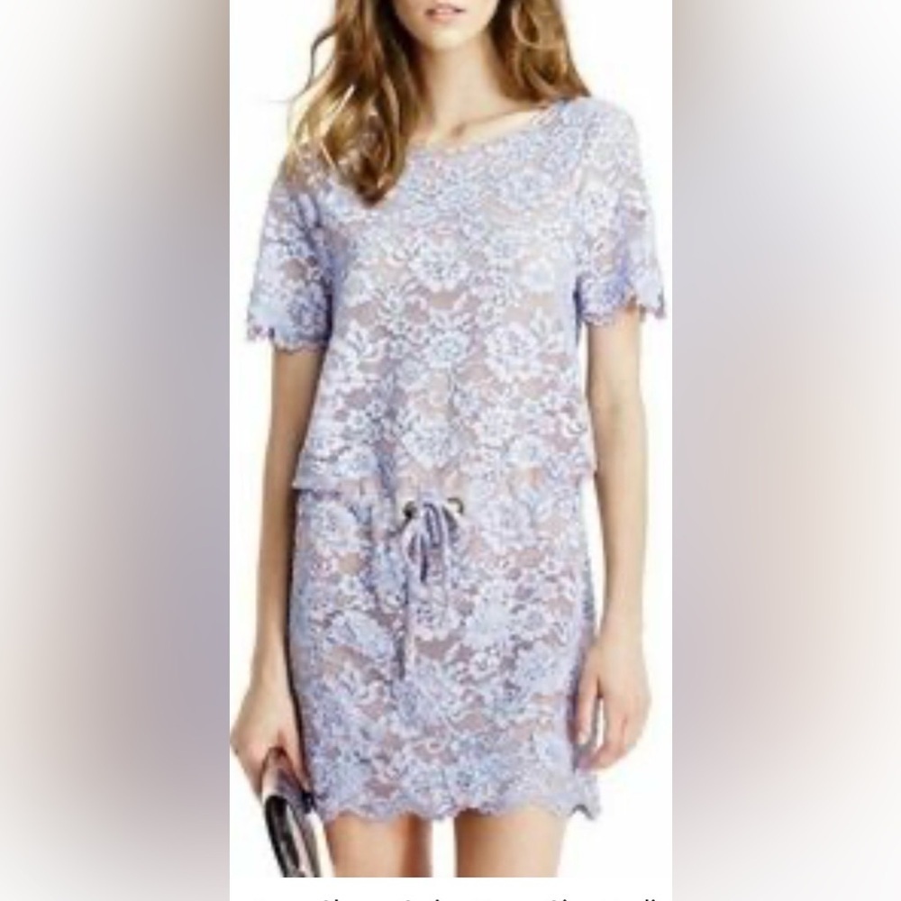 Diane Von Furstenberg Amal Lilac Crystal Dress Small